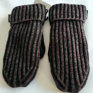 Lululemon Womens Textured Fleece-Lined Knit Mittens XS/S NWT